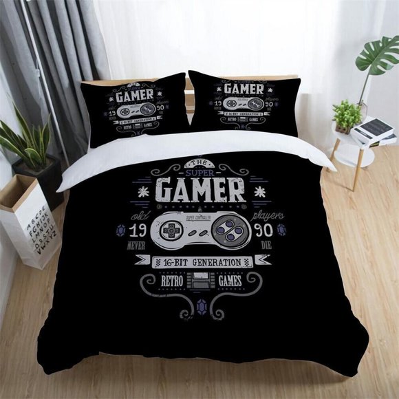 Unicron Sunflower Music Flag Tower Quilt Duvet Cover Set Bedspread3-Piece Bedding Set