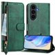 thumbnail image 2 of Funda Billetera Cremallera para Samsung Galaxy S25 FE con Porta Tarjetas, Soporte y Correa Verde, 2 of 5