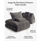thumbnail image 5 of Juego De Dormitorio Premium Velvet Cubrecama Sábana Bajera Y Bolso Plaza y Media 180x230 cm, 5 of 5