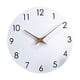 thumbnail image 2 of Reloj De Pared Silencioso Minimalista Arte De La Pared Decoración Para Cocina Hotel Cocina Isla Blanco, 2 of 3