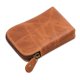 thumbnail image 1 of Estuche para cartas CestAntiQ 12 × 9 × 2 cm Cuero con cremallera color caqui, 1 of 6