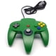 thumbnail image 3 of Mando Con Cable Nintendo 64 Verde N64 2023 Nuevo A Estrenar, 3 of 5