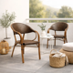 thumbnail image 3 of Silla Bistro Parisina Rattan con  reposabrazos Jolie  - Café Oscuro, 3 of 7