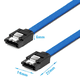 thumbnail image 3 of Cable SATA III, 1 pieza, 6 Gbps, recto, HDD, SDD, cable de datos con bloqueo de 40 cm para SATA, HDD, SSD, CD, grabadora de CD, 3 of 8