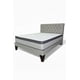 thumbnail image 1 of Cama 2 Plazas + Colchon Gris Capitone, 1 of 2