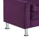 thumbnail image 3 of Sofa Retro 3c Felpa 12 Morado, 3 of 6