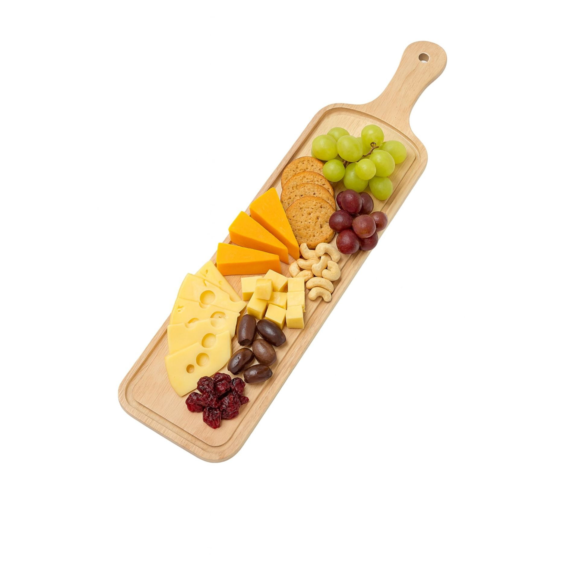 Mtm - Tabla Para Picoteo Quesos De Madera Bambú 55cm