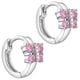 thumbnail image 2 of Aros mi mariposa de Plata 925 y circones rosados, 2 of 2