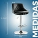 thumbnail image 3 of Pack 4 Silla Piso Bar Taburete Con Respaldo, 3 of 3