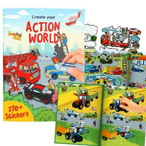 Tienda Lillifee - Create Your Action World Con Mas De 270 Entretenidos Stickers Creando Escenas Divertidas