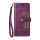 thumbnail image 3 of FOXDOCK Funda tipo Cartera para iPhone 17 Pro Max – Cubierta de Cuero PU con Múltiples Ranuras, Bolsillo para Efectivo y Correa de Muñeca, 3 of 6