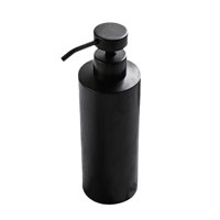 Bothyi - Dispensador De Jabón Negro, Dispensador De Jabón De Manos Para Baño, Práctico Y Vacío, 300Ml/10Oz