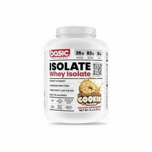 Basic - Proteina Whey Isolate 5Lbs Peanut Butter Cookie -