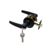 Stark Design - Cerradura Tubular Con Manilla, Acceso Principal - Bodega. (Negro Mate). Sku: Sdm20-Bl