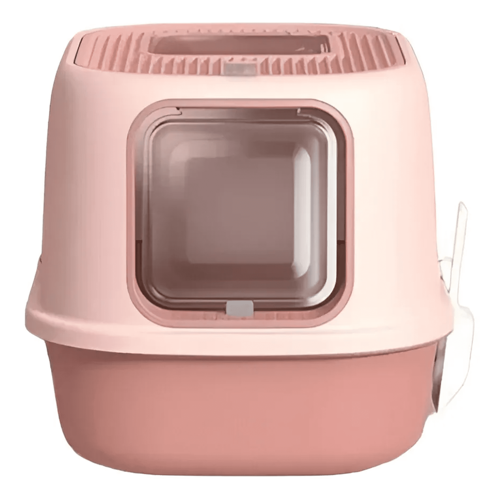 Caja De Arena Para Gatos 52 X 40 X 39 Bandeja Para Mascotas Rosa