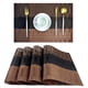 thumbnail image 1 of Mantel individual, mantel individual de mesa duradero, mantel individual de cocina de vinilo tejido lavable, 1 of 7