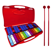 Linea Sport - Metalofono Cromatico 25 Notas Xilofono Infantil Escolar