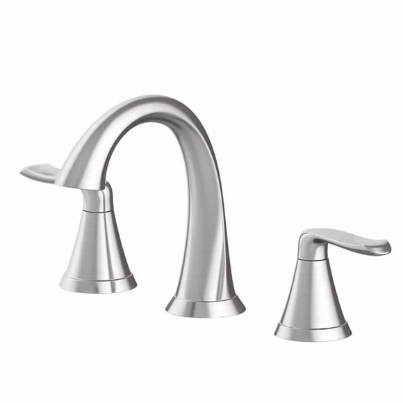 Grifo de lavabo para lavabo OakBrook Chloe de níquel cepillado