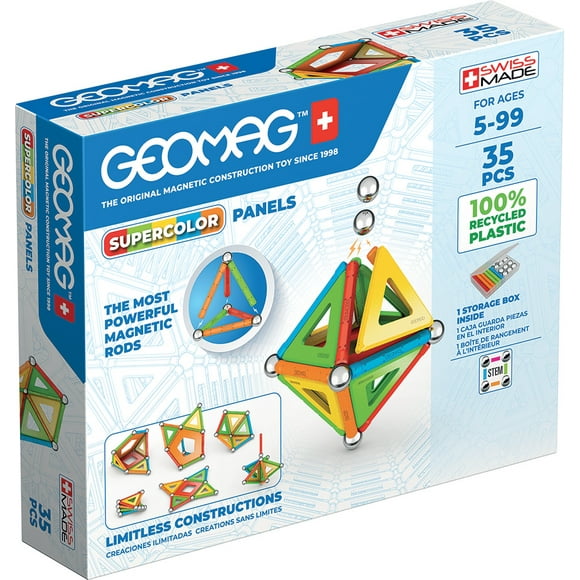 Juego de Creacion Magnético SuperColor (35 piezas) - Línea Ecológica