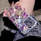 thumbnail image 4 of Funda MOSEZA iPhone 14 Brillo con Purpurina, Strass y Botella de Perfume, 4 of 7