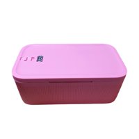 Bothyi - Caja De Seguridad Para Teléfono, Cómoda Caja De Almacenamiento Con Cerradura Para Dormitorio, Sala De Estar, Mesa, Color Rosa