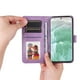 thumbnail image 3 of Funda tipo cartera FOXDOCK para OPPO Reno 11 5G , diseño girasol en relieve, cuero PU, cierre magnético, soporte y tarjetero, 3 of 5