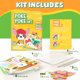 thumbnail image 2 of Kit de manualidades sin desorden Poke Art Pets de jackinthebox – 4 a 8 años, 2 of 9