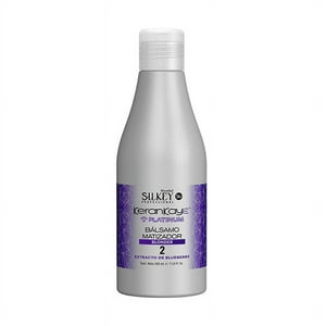 Silkey - Acondicionador Matizador De Rubios Extracto De Blueberry 350Ml