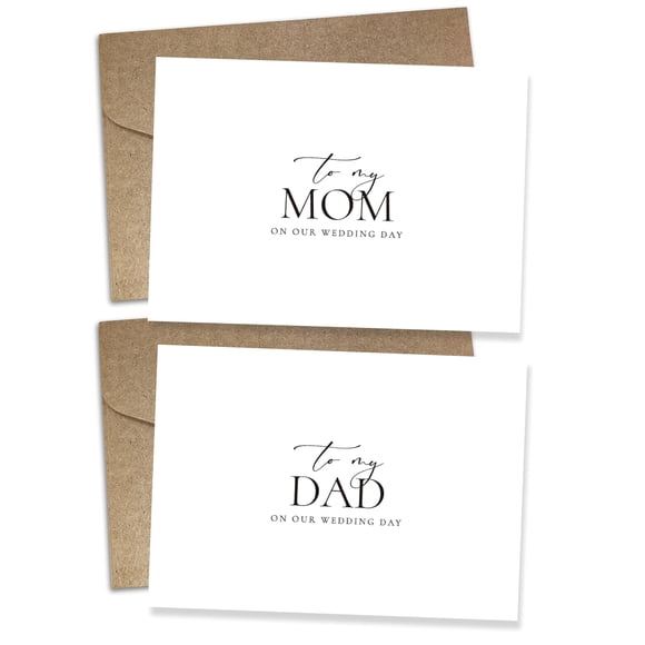Juego de 2 tarjetas de boda WeddingGiftsWedding 15 cm x 10 cm