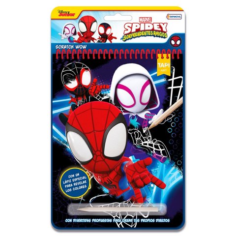 Libro Con Actividades Para Raspar Con Lápiz – Spiderman