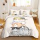 thumbnail image 1 of Cat Duvet Cover Set Digital Different ColorCute Cat Bedding Set Bedclothes Double Polyester Qulit Cover, 1 of 5