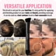 thumbnail image 4 of Brocha para polvos Hairline Boldify de doble punta con punta de esponja, 4 of 9