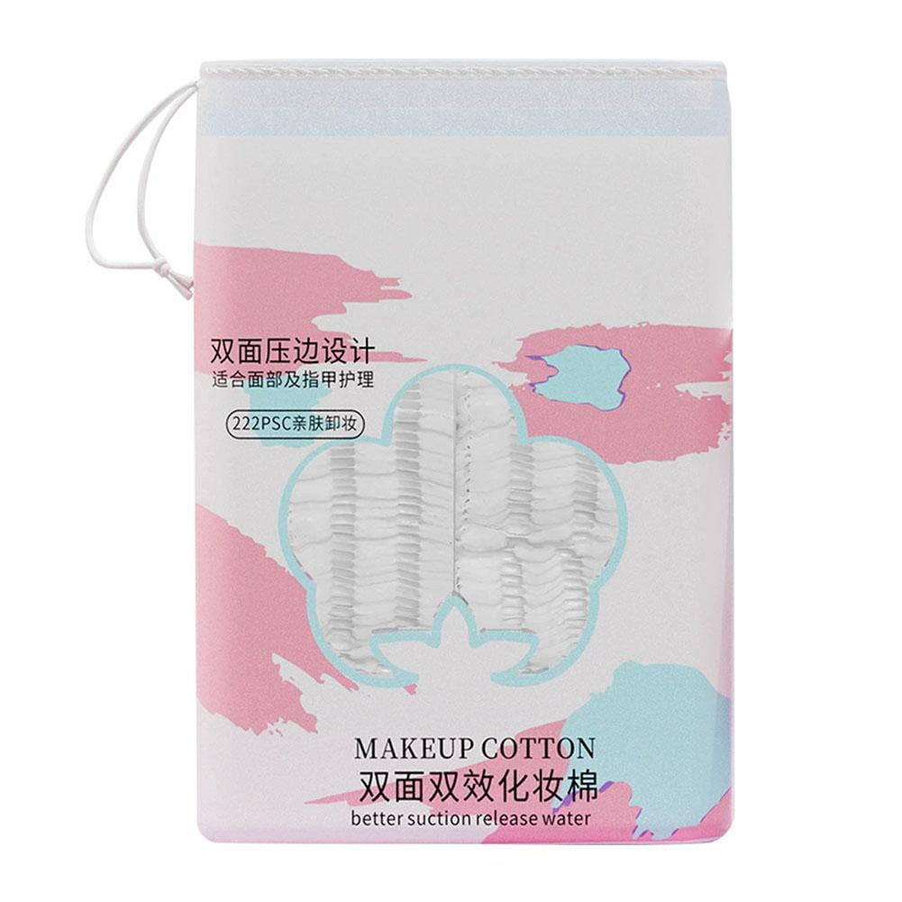 Unbrand - Makeup Cotton Rounds, Dual-sided Velour Facial Pads, Gentle Exfoliating & Hydrating Cotton Pads For Face, Water Absorption Remover Pads