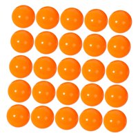 Magideal - 25X Bolas De Bingo Bolas De Llamada Accesorios De Reemplazo Universal Bolas De Lotería Duraderas Bola De Conteo Para Noches Hogares Viajes Juegos De G Naranja