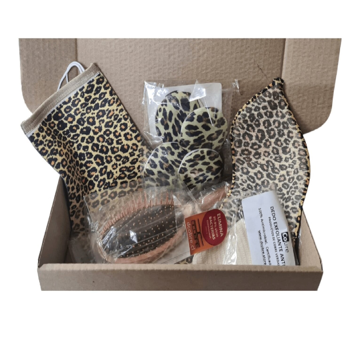 Dcobre - Set Belleza Y Cuidado Con Cobre, Animal Print.