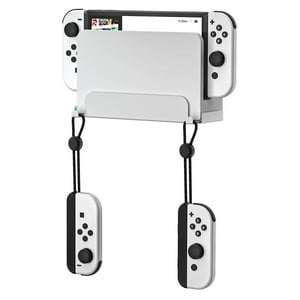 Soporte De Pared Aaronmei Para Nintendo Switch Y Switch Oled Blanco
