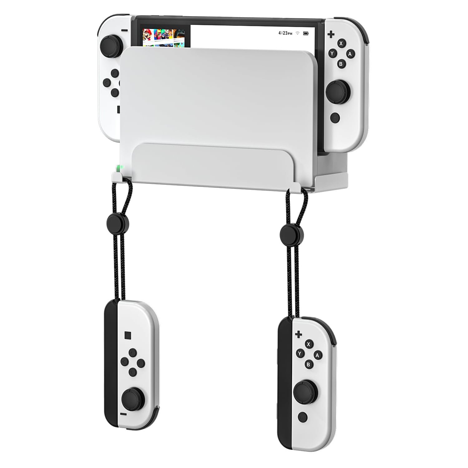 Soporte De Pared Aaronmei Para Nintendo Switch Y Switch Oled Blanco