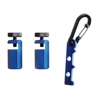 Ioensy - Kit De Medidores De Escalera Alta Encuadre Accesorio Cuadrado Herramientas Accesorias Antideslizante Azul