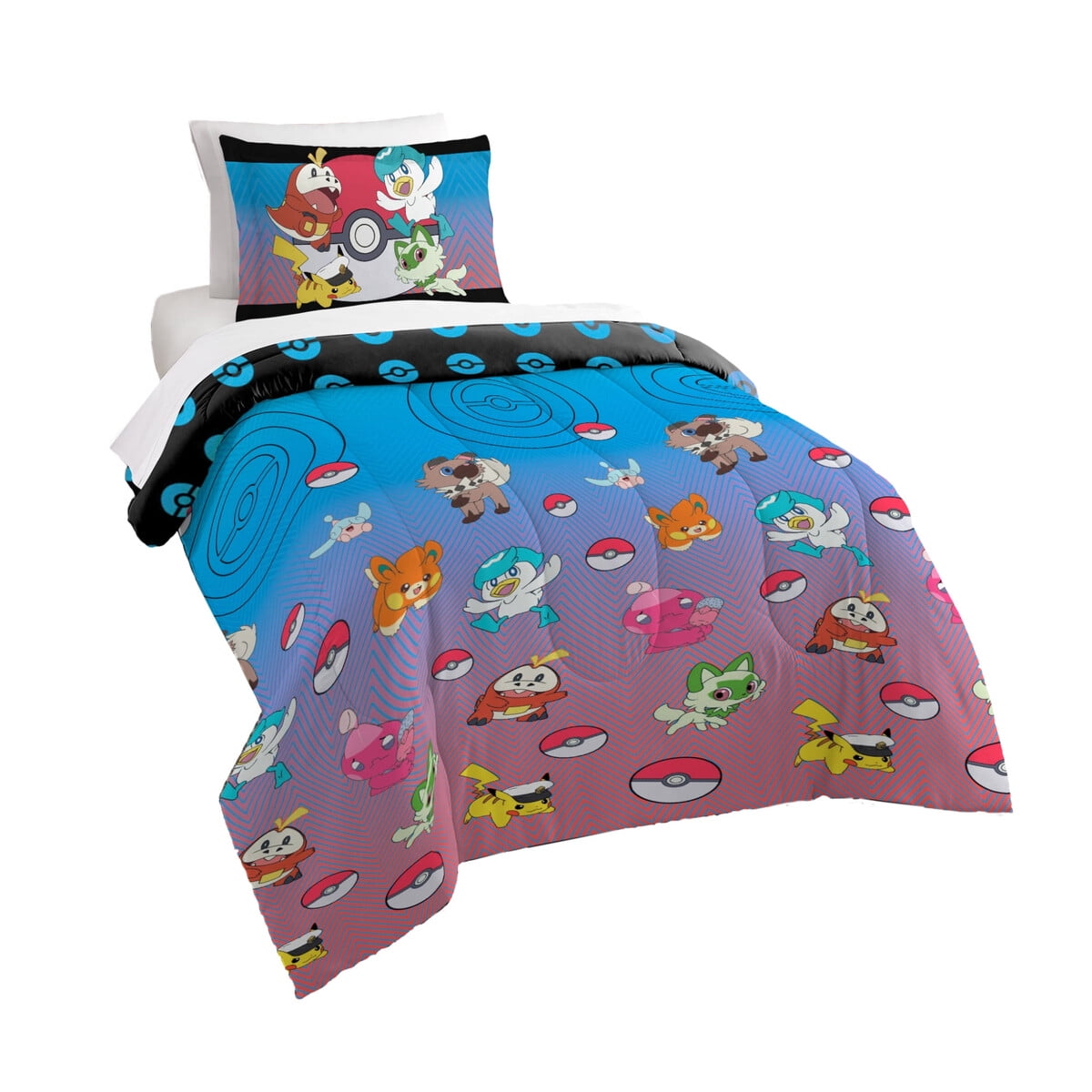 Pokémon - Set Edredan Pokemon Twinfull Pikachu Sprigatito Poliaster