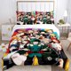 thumbnail image 1 of Fashion My Hero Print Three Piece Bedding Set Fashion Boys Or Adults For Beds Quilt Covers Pillowcases Bedding Set Gift Bed Sheets, 1 of 5