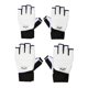 thumbnail image 3 of 2 pares de ni?os adultos medio dedo guantes de boxeo acolchado muay thai equipo de protección, 3 of 6