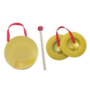 Bothyi - Mini Platillos De Mano Pequeños, Instrumento Gong Para Fiestas De Celebración Navideña, Niños De 12Cm