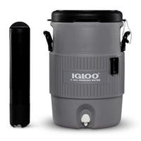 Dispensador De Agua Portátil Igloo Cooler Sports 19 Litros Gris Y Negro