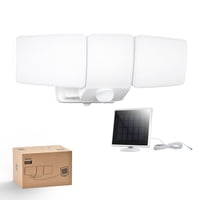 Luces De Seguridad Solares Philips 3600Lm Con 3 Cabezales Ajustables
