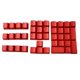 thumbnail image 5 of Kit De Cubierta De Tapas De Teclas PBT DIY Para Teclado Mecánico Cherry 42 Teclas Rojas, 5 of 5
