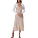 thumbnail image 2 of INSPIRE CHIC Bolero de Encaje para Mujer Chaqueta Abierta Frontal de Manga Larga con Diseño Floral Cárdigan Corto Blanco M, 2 of 6