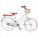 thumbnail image 1 of Bicicleta de viajero de 22 pulgadas con cesta delantera para niñas, marco de acero al carbono alto, bicicleta de la ciudad cómoda para montar al aire libre, 1 of 4