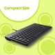 thumbnail image 5 of Teclado Perixx PERIBOARD-409P PS/2 Negro Distribución US, 5 of 9