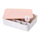thumbnail image 2 of Caja De Almacenamiento De Ropa Interior, Organizador De Cajones De PP, Armario Apilable, Organizador De Gabinete, Tapa Rosa, 15 Rejillas, 2 of 5