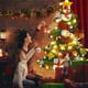 thumbnail image 3 of Árbol de Navidad Montessori de fieltro para niños pequeños con 21 piezas de adornos desmontables, árbol de Navidad Montessori con luces, árbol de Navidad de fieltro para niños de pared, 3 of 7